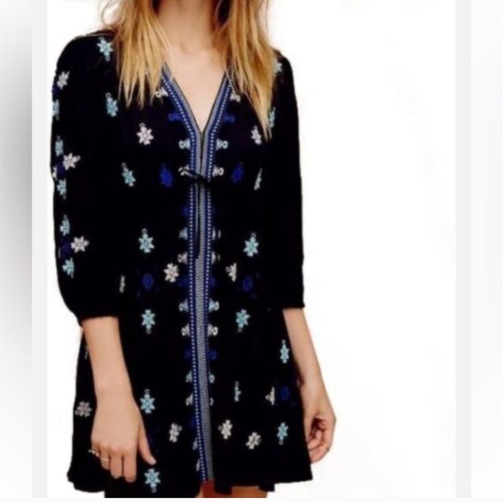 Free People Star Gazer Mini Dress